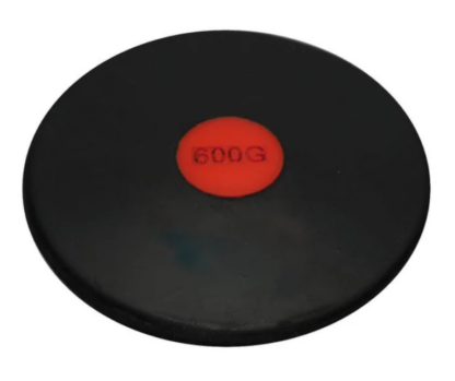 DISQUE CAOUTCHOUC NOIR PASTILLE COULEUR