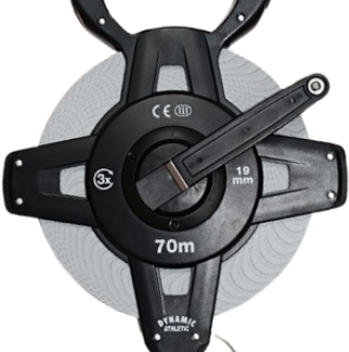 RUBAN de MESURE RENFORCÉ 70 m FIBRE DE VERRE DYNAMIC ATHLETIC