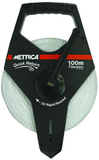 RUBAN de MESURE 100 m FIBRE DE VERRE