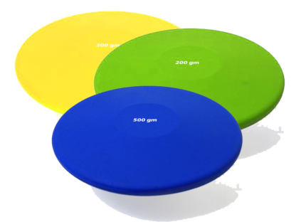 DISQUE CAOUTCHOUC SOUPLE COULEUR